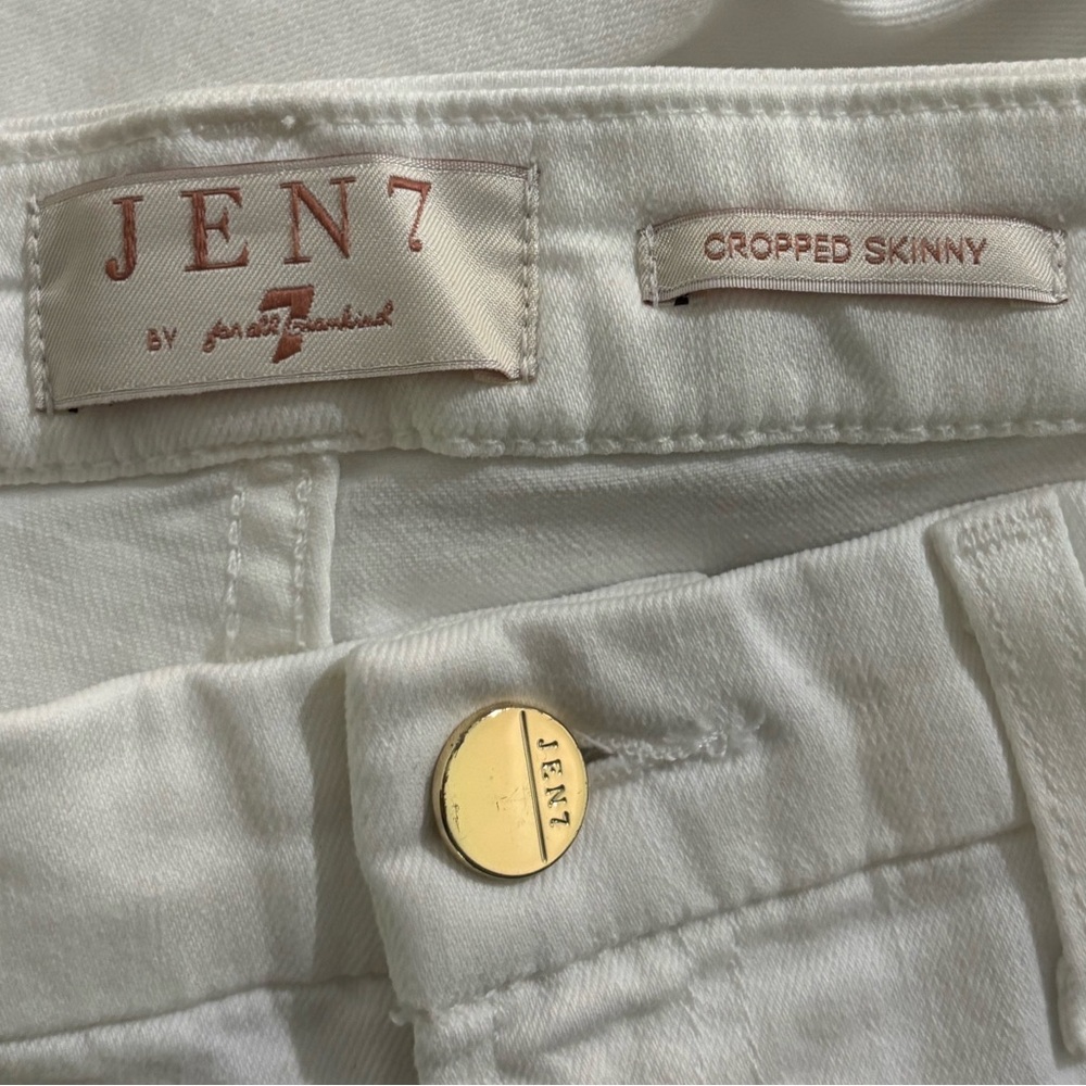 Jen7 by 7 for all Mankind Cropped Skinny Jeans, size 10 - Picture 3 of 8